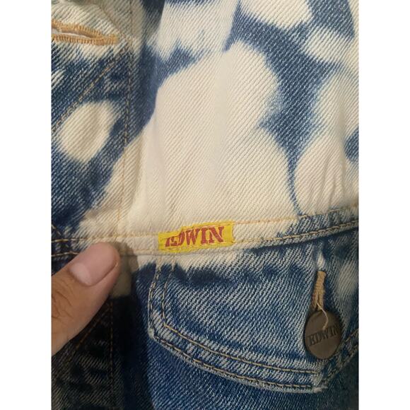 Vintage Edwin Cloud Distressed Denim Jacket by Creator of “The World of Quest” - Picture 5 of 8
